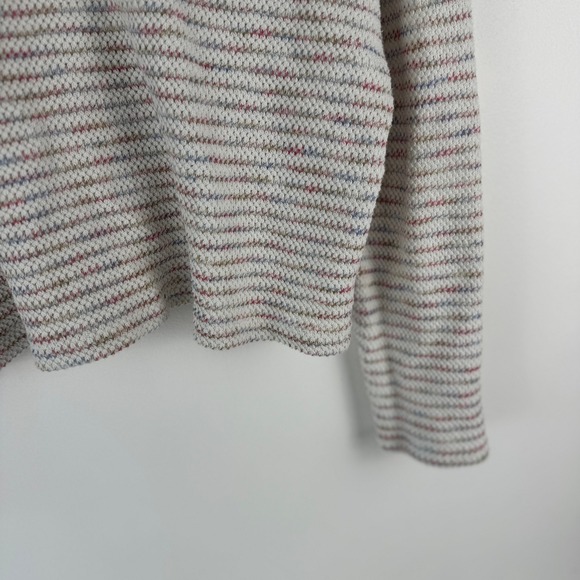 Madewell Womens Space-Dye Stripe Scoop Neck Pullover Sweater Knit Top XL AF983 - Picture 14 of 15